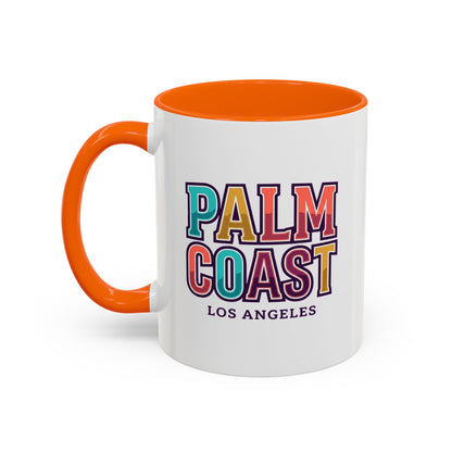 Palm Coast - Los Angeles - Color Accent Mug