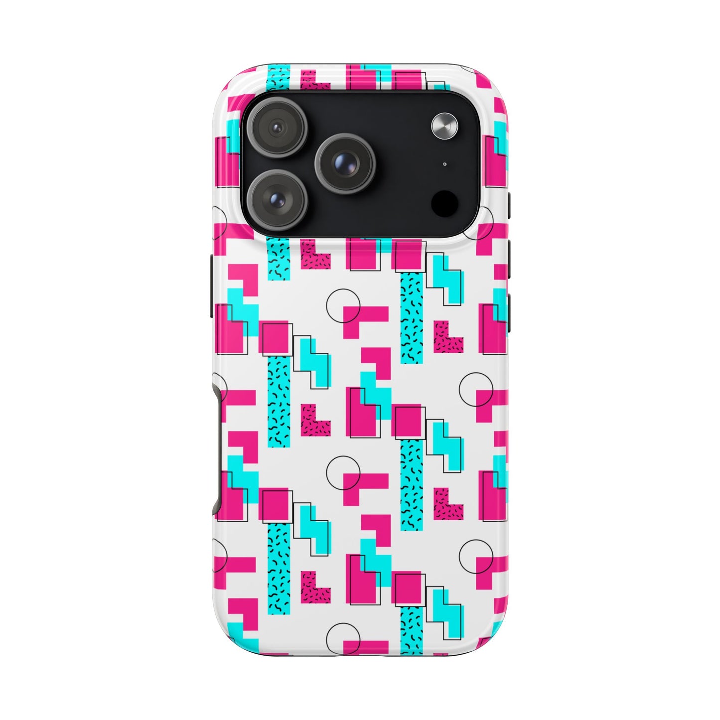 Retro Geometric Vibes - Phone Case