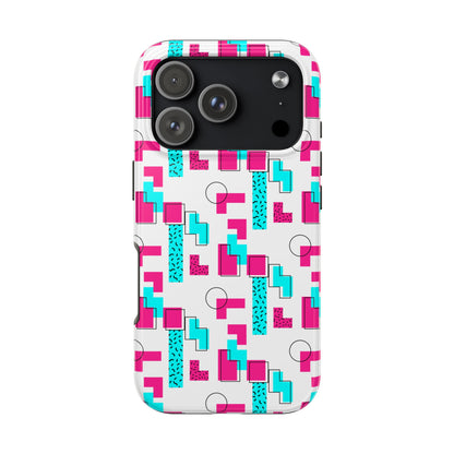 Retro Geometric Vibes - Phone Case