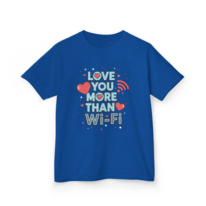 Love You More Than Wi‑Fi - Kids Tee