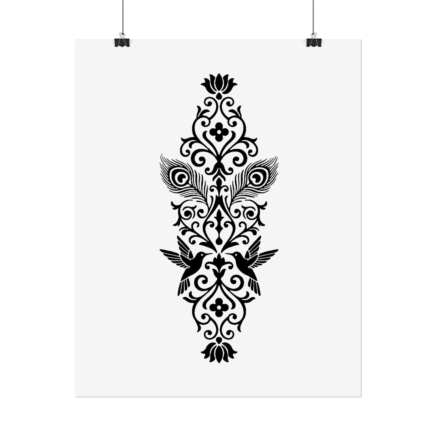 Hummingbird Soulmates - Rolled Poster