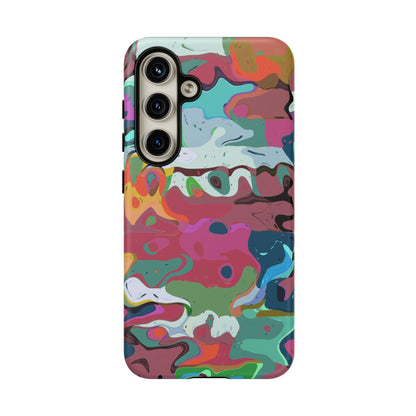Colorful Abstract Marble - Phone Case