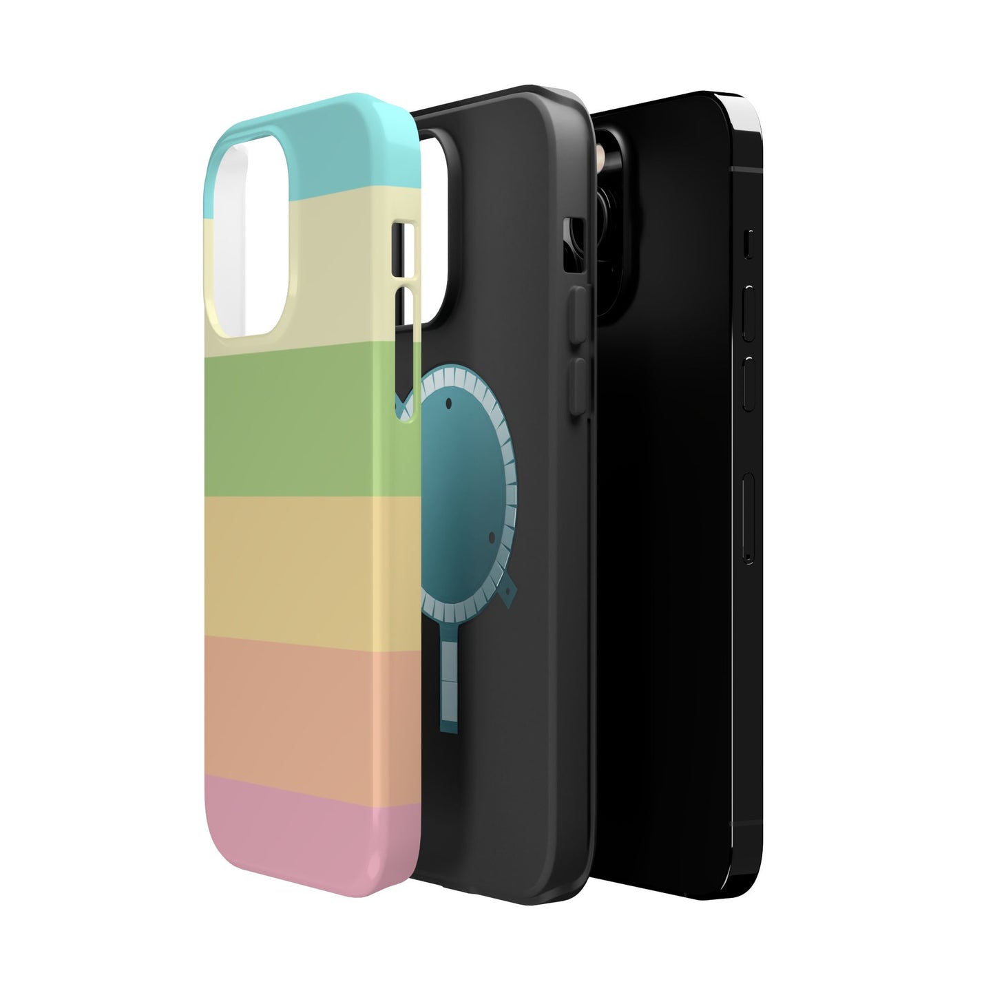 Pastel Stripes - Magnetic Phone Cover