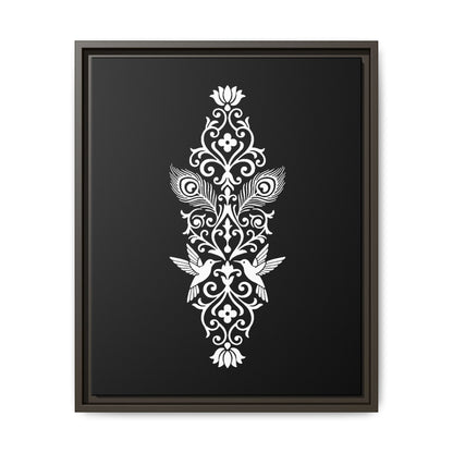 Hummingbird Soulmates - Framed Canvas