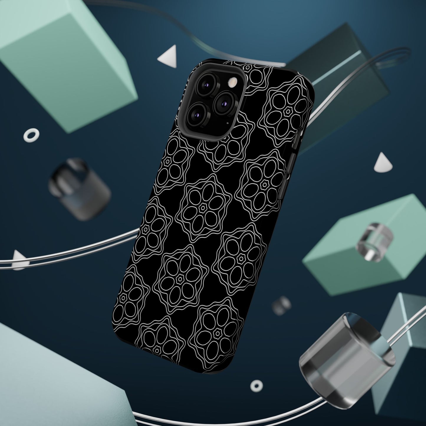 Geometric Sacred Flower - Magnetic Phone Case