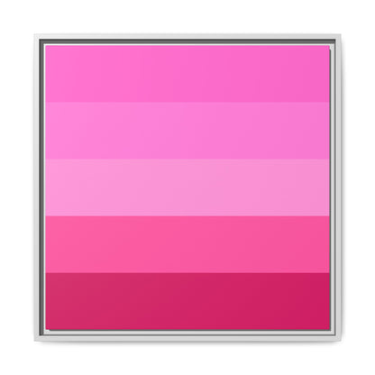 Valentine Rose Colors - Framed Canvas