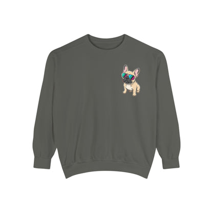 French Bulldog with Sunglasses - Sweatshirt