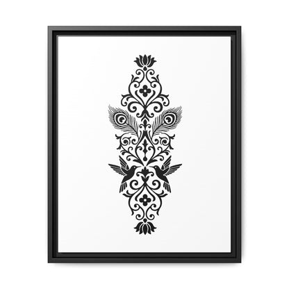 Hummingbird Soulmates - Framed Canvas