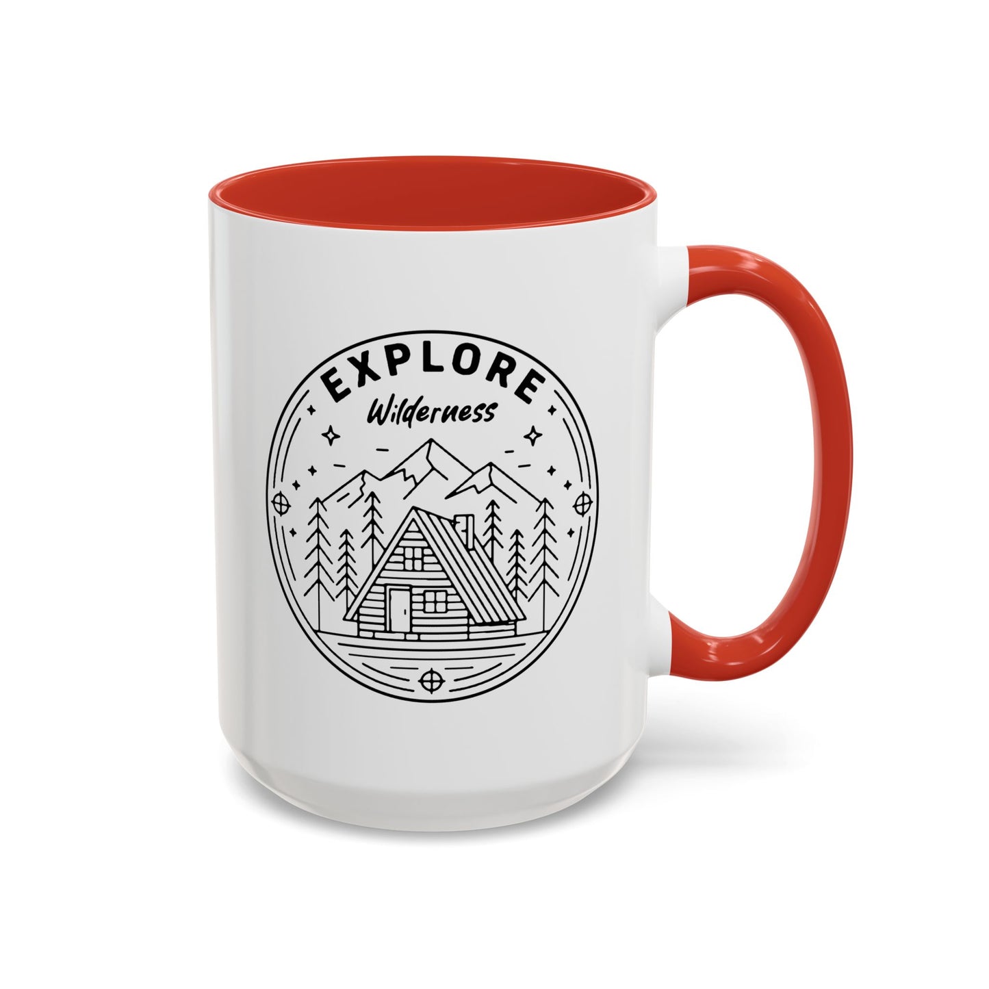 Explore Wilderness - Color Accent Mug