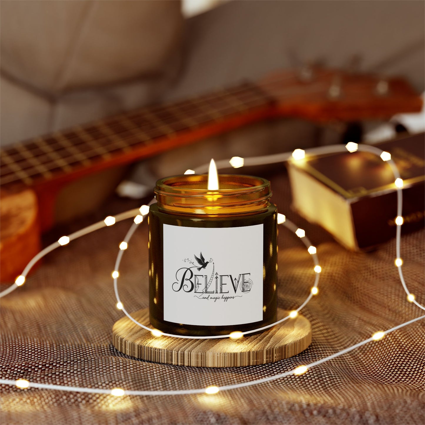 Believe and Magic Happens - Scented Candle