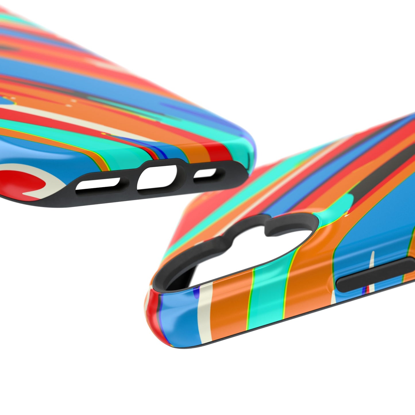 Abstract Rainbow Swirl Arc - Magnetic Phone Case
