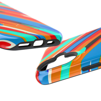 Abstract Rainbow Swirl Arc - Magnetic Phone Case