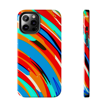 Abstract Rainbow Swirl Arc - Phone Case