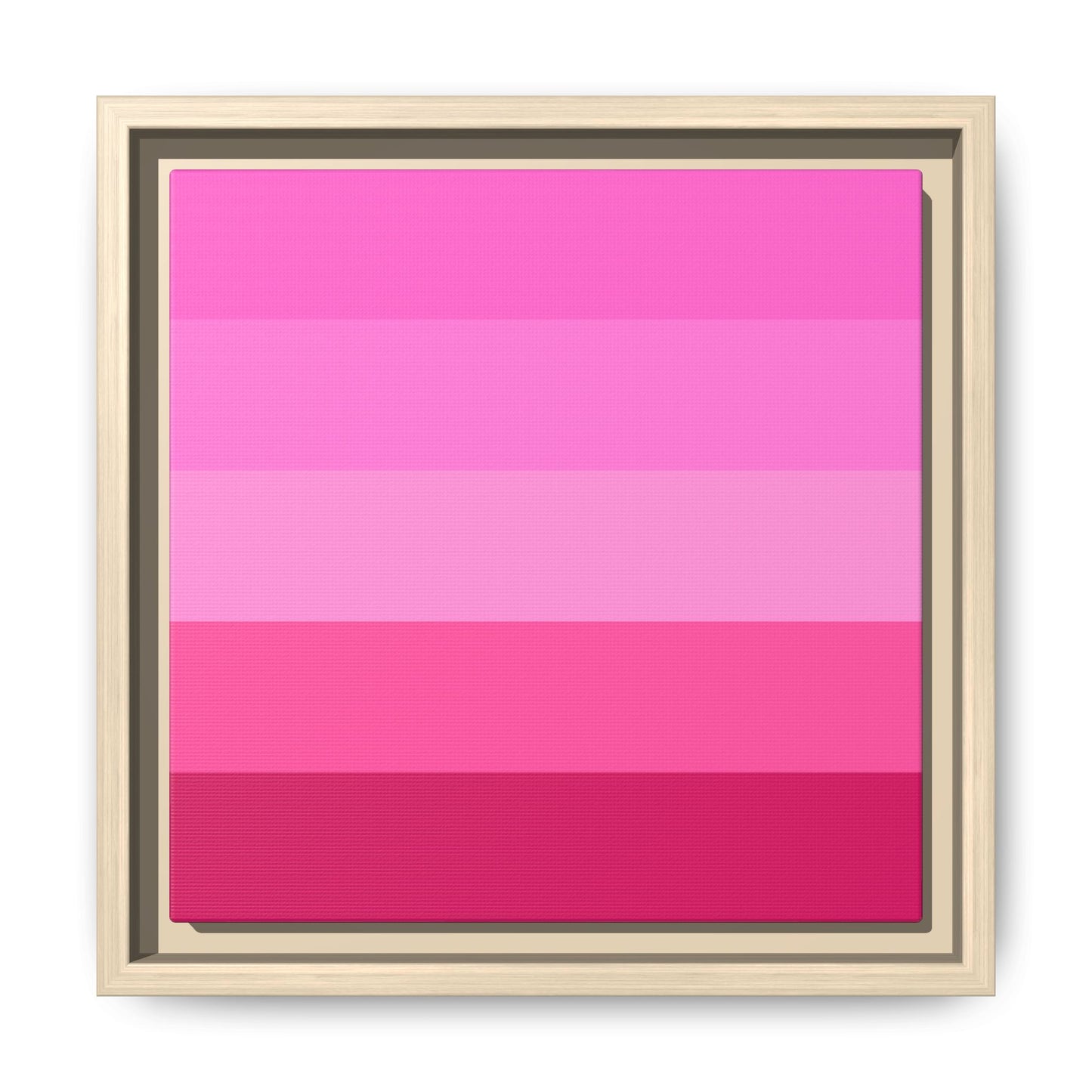 Valentine Rose Colors - Framed Canvas