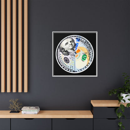 THE MOONEY - Framed Canvas