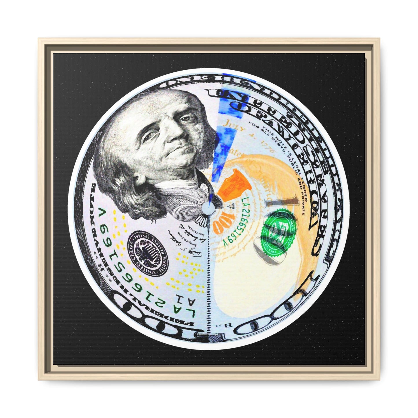 THE MOONEY - Framed Canvas