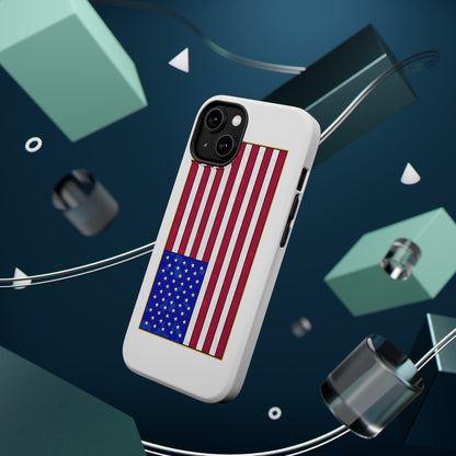 New Glory American Flag (Gold Edge Edition) - Magnetic Phone Case