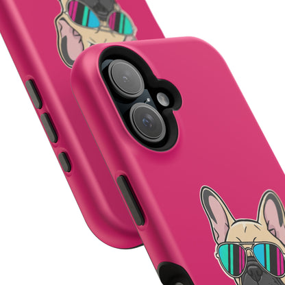 French Bulldog with Sunglasses - Magnetic Phone Case