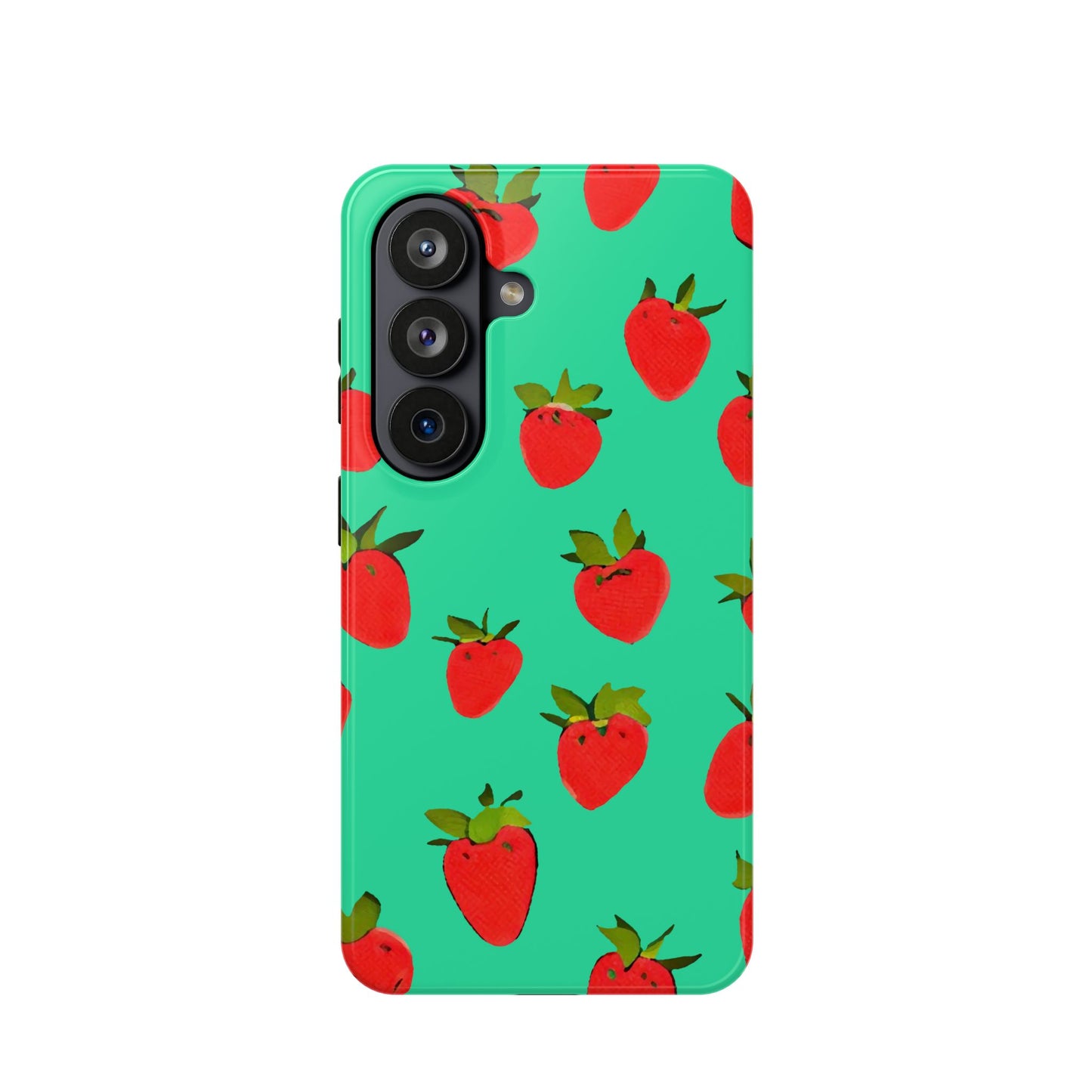 Strawberry Pattern - Magnetic Phone Case