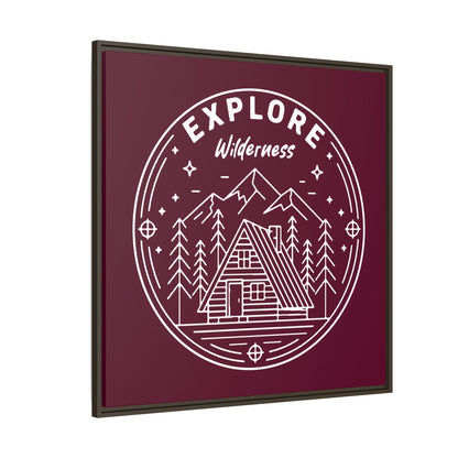Explore Wilderness - Framed Canvas