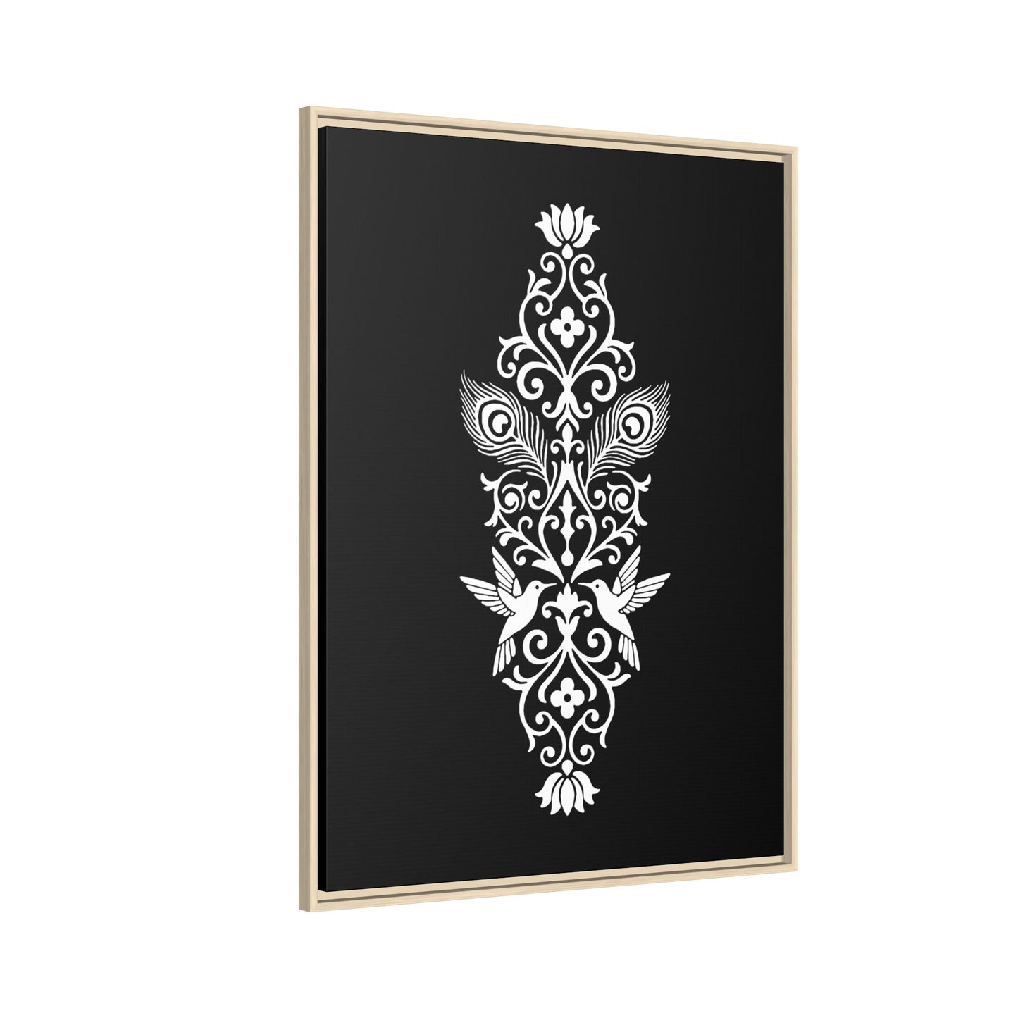 Hummingbird Soulmates - Framed Canvas