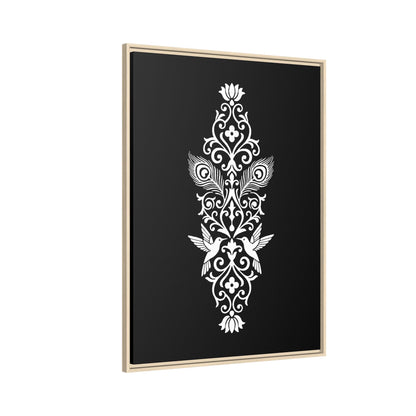 Hummingbird Soulmates - Framed Canvas