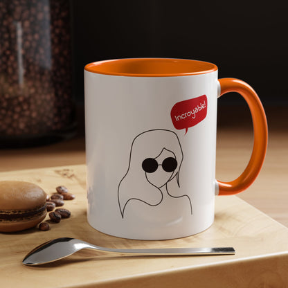 Incroyable Chic Girl - Color Accent Mug
