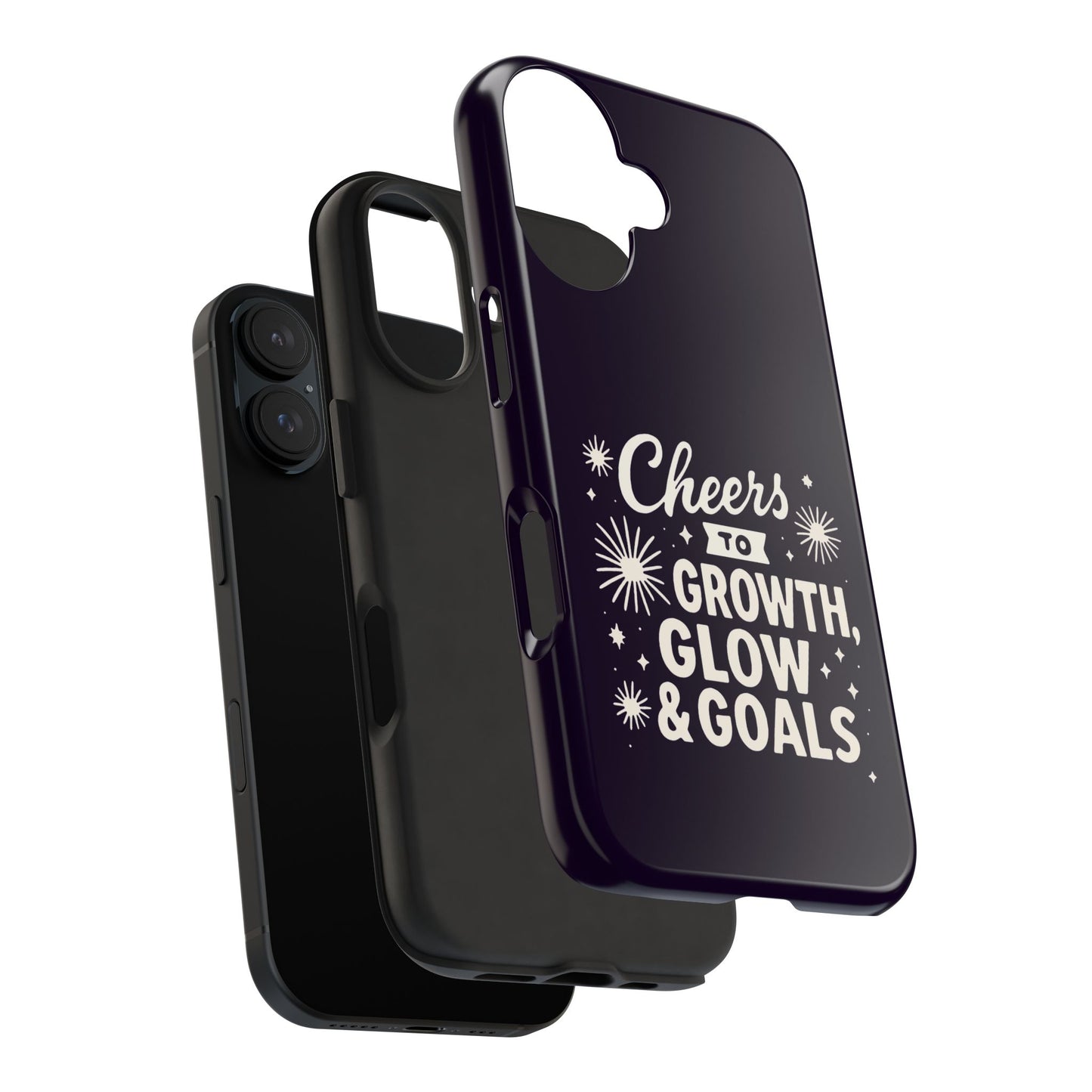 Cheers to Growth, Glow & Goals - Phone Case