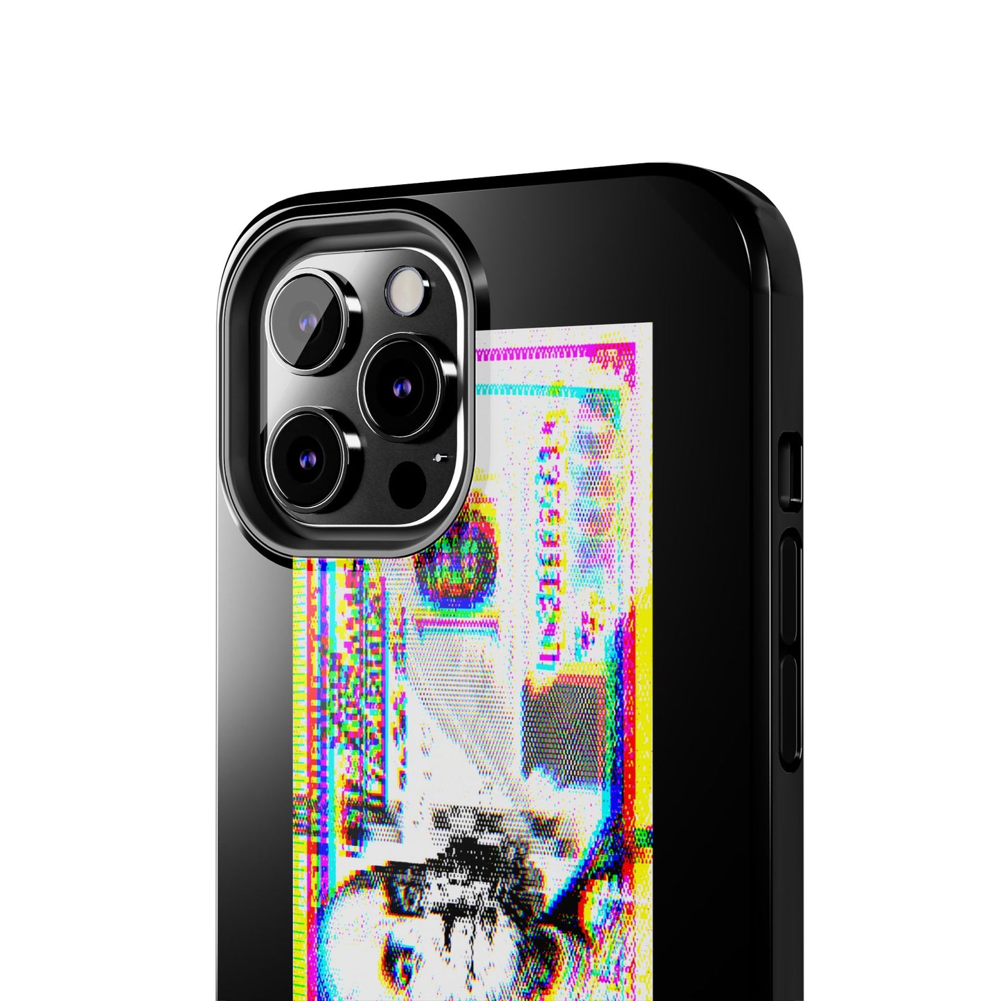 100 Dollars Bill - Neon Color Explosion - Phone Case