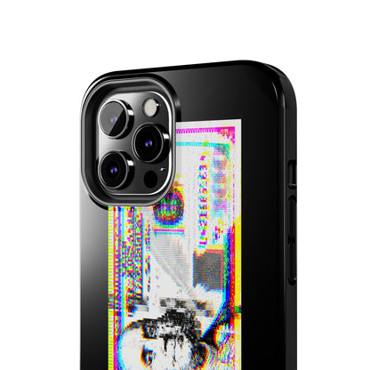 100 Dollars Bill - Neon Color Explosion - Phone Case