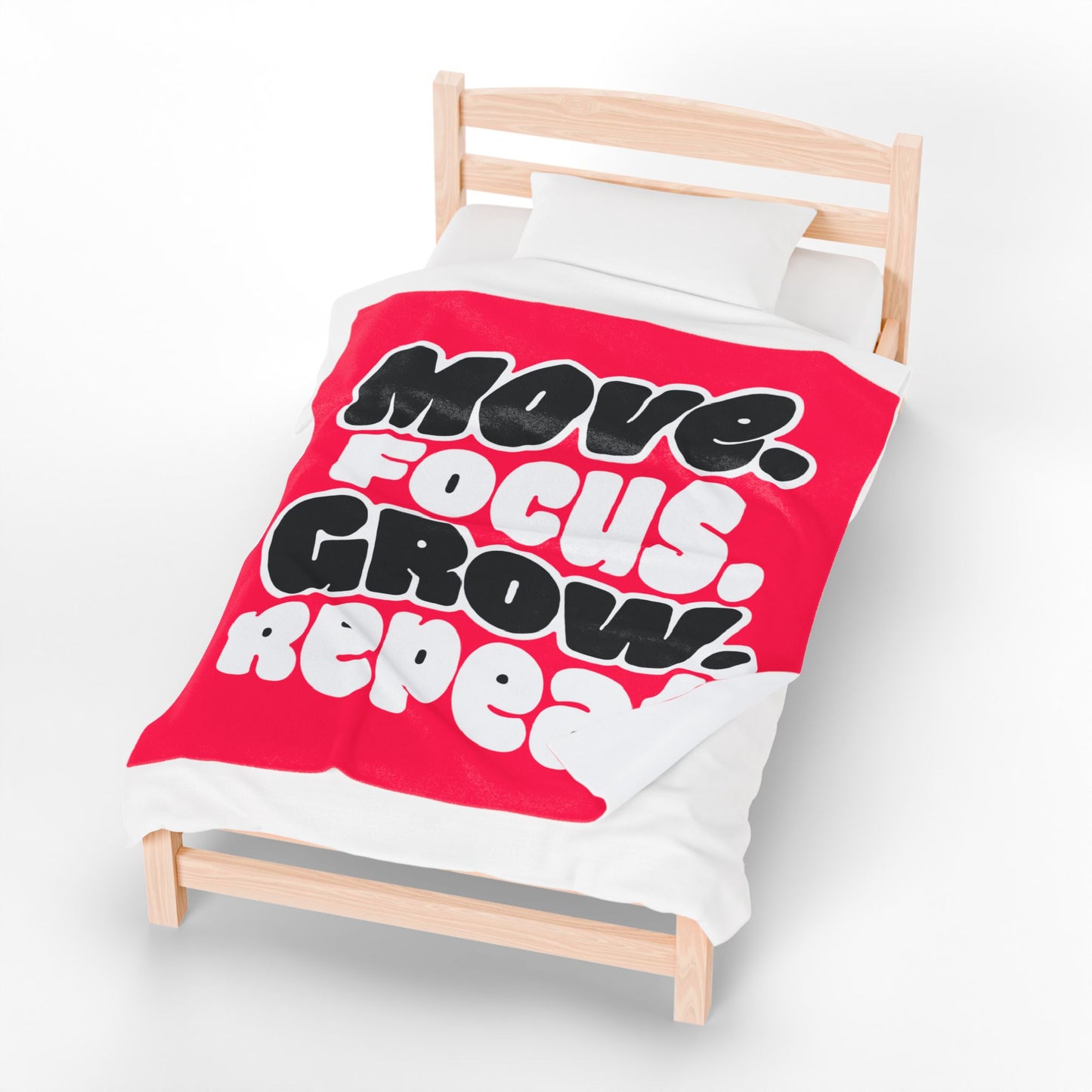 Move. Focus. Grow. Repeat. - Blanket