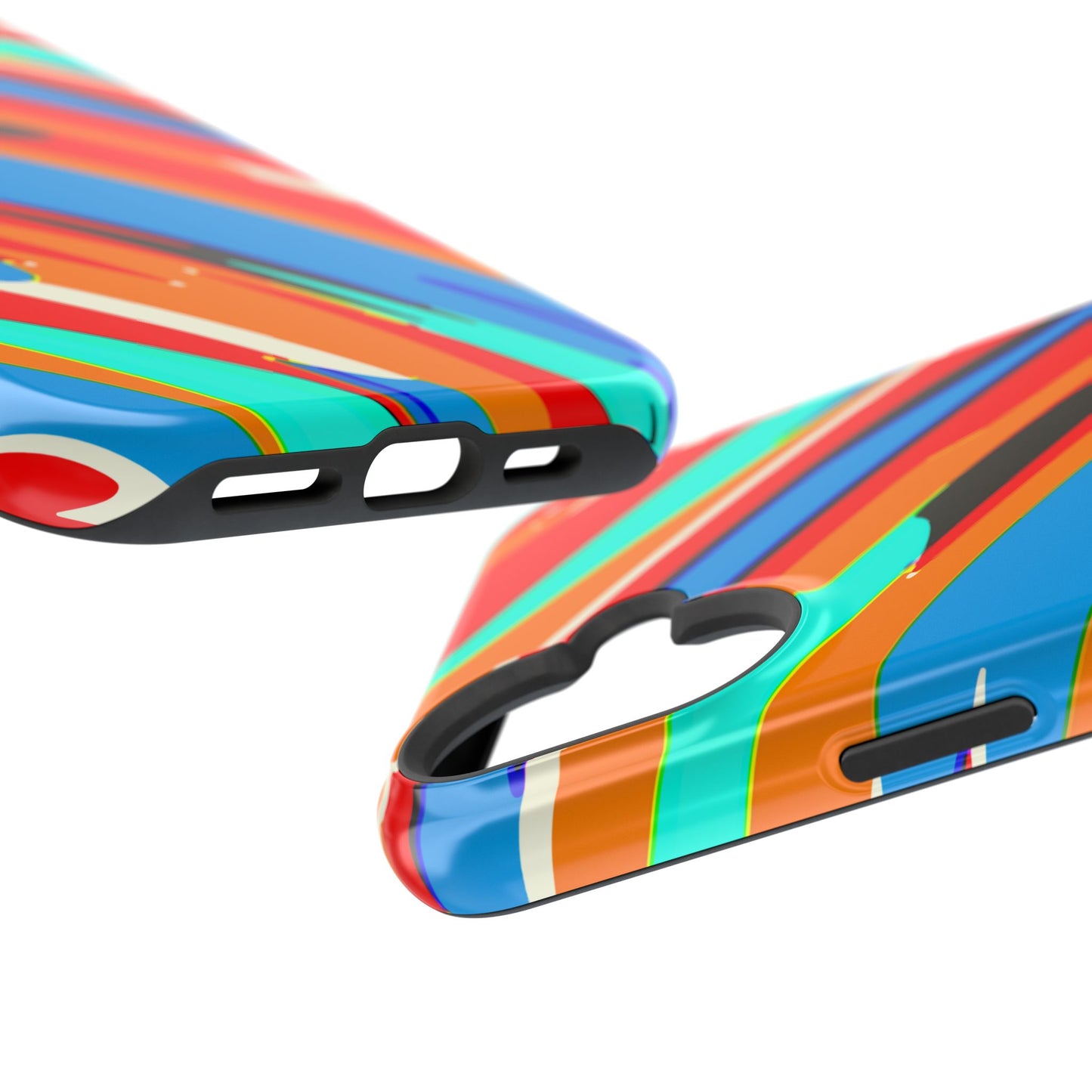 Abstract Rainbow Swirl Arc - Magnetic Phone Case