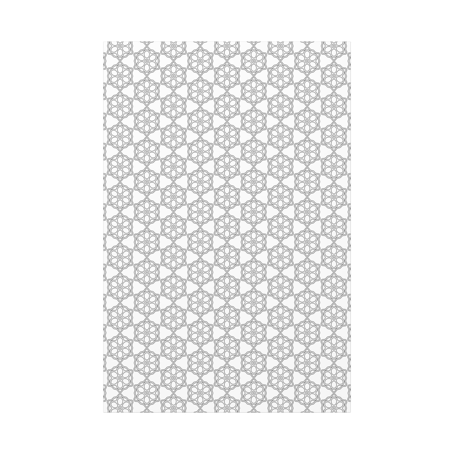 Elegant Geometric Wall Art Canvas, Modern Home Decor, Gray Pattern Stretched Canvas, Minimalist Artwork, Gift for New Home