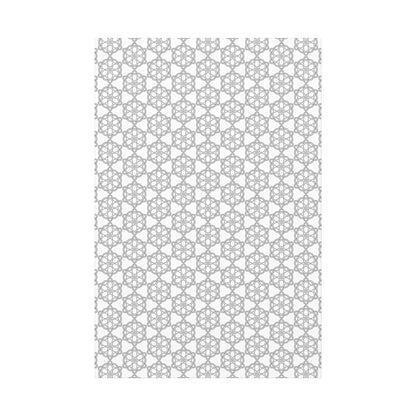 Elegant Geometric Wall Art Canvas, Modern Home Decor, Gray Pattern Stretched Canvas, Minimalist Artwork, Gift for New Home