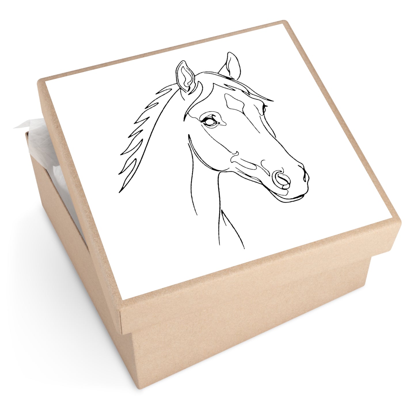 Horse Portrait Sketch - Sticker