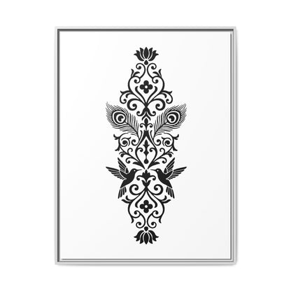 Hummingbird Soulmates - Framed Canvas