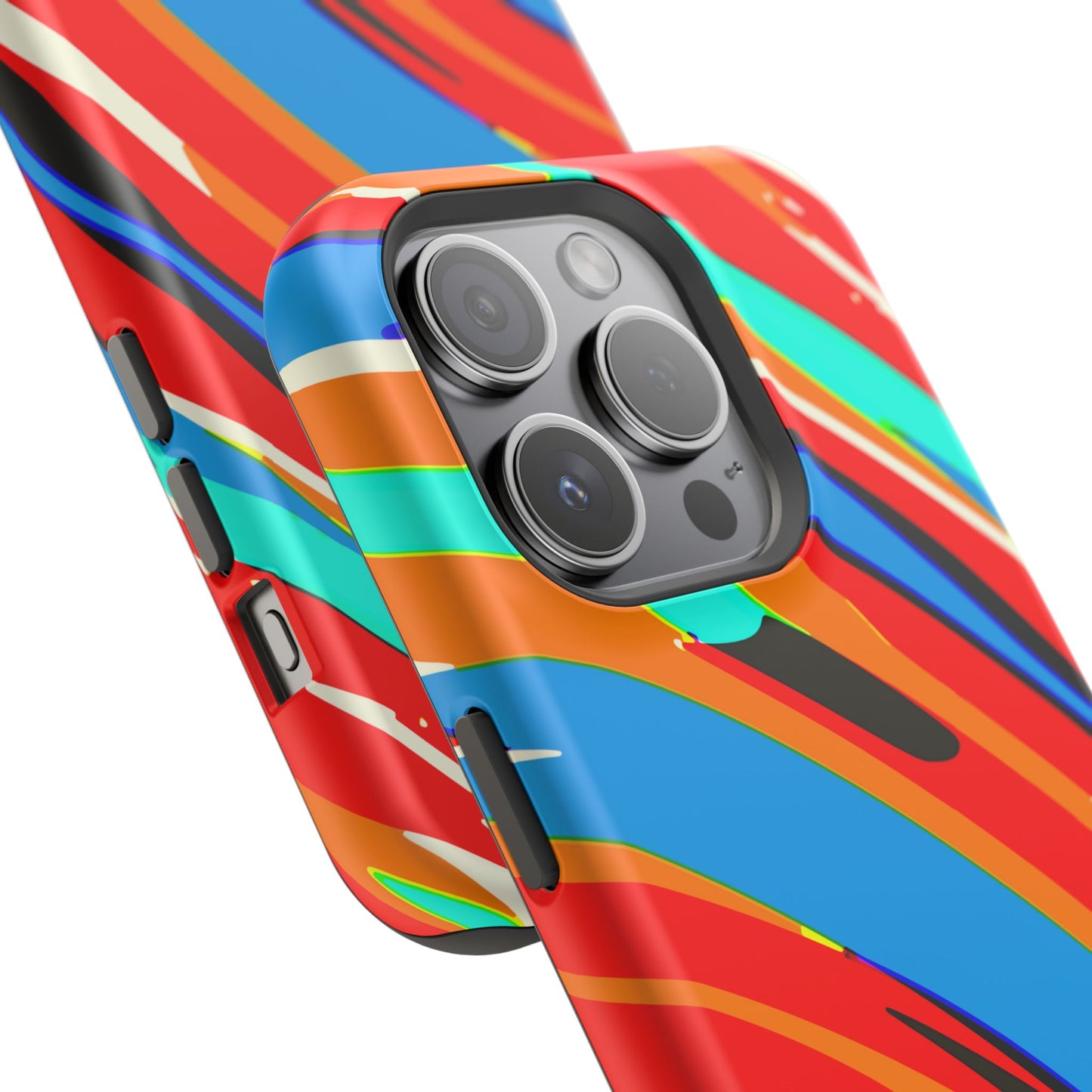 Abstract Rainbow Swirl Arc - Magnetic Phone Case