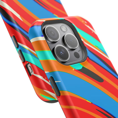 Abstract Rainbow Swirl Arc - Magnetic Phone Case