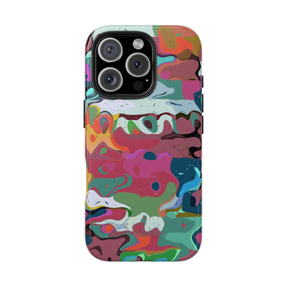 Colorful Abstract Marble - Phone Case