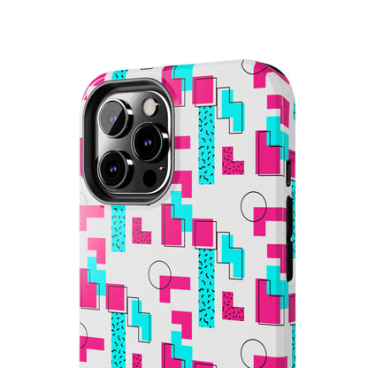 Retro Geometric Vibes - Phone Case