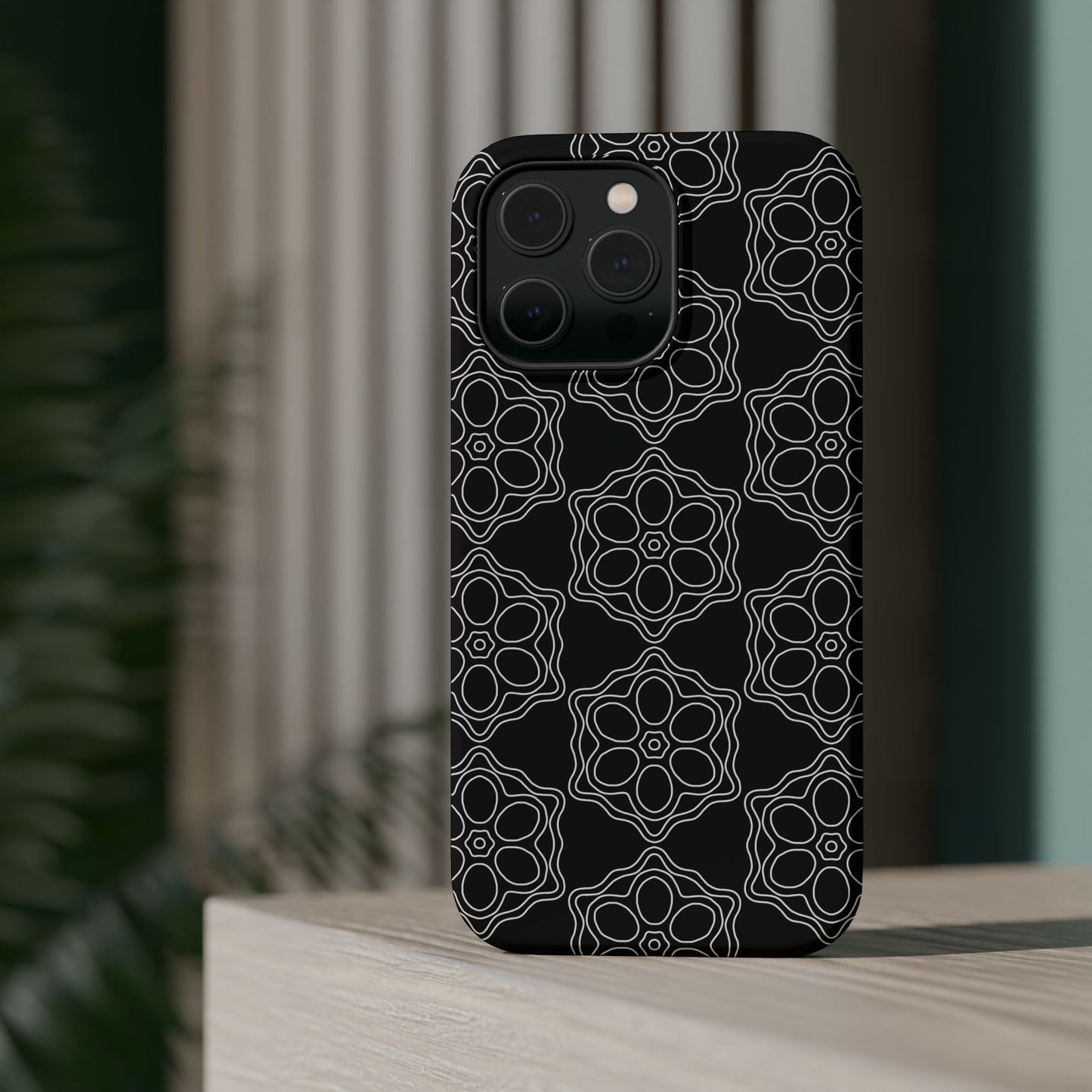 Geometric Sacred Flower - Magnetic Phone Case