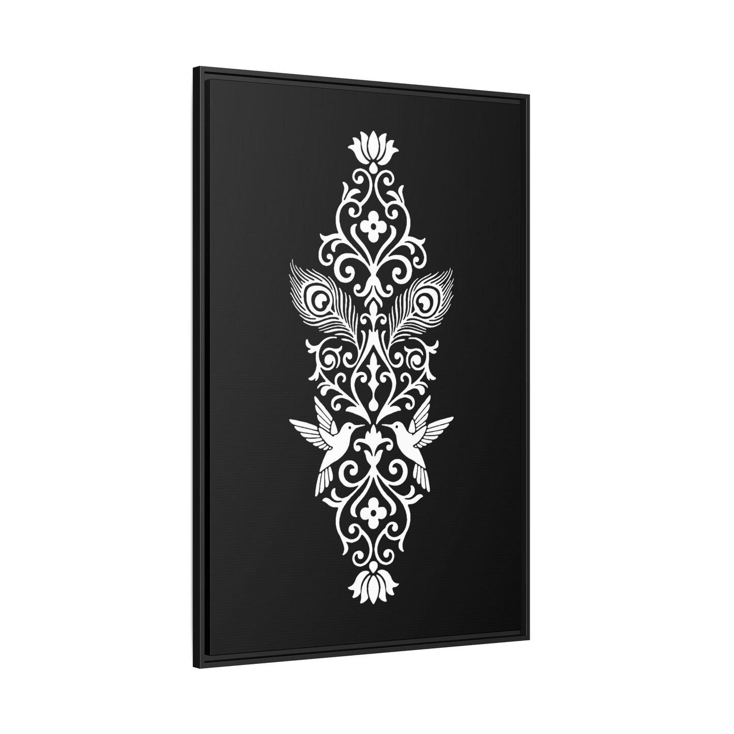 Hummingbird Soulmates - Framed Canvas
