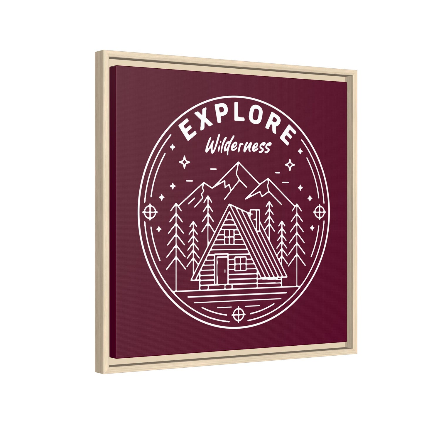 Explore Wilderness - Framed Canvas