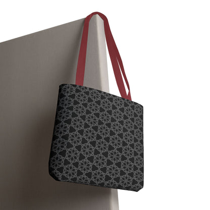 Chic Monochrome Tote Bag, Stylish Shopping, Travel, Everyday Use, Gift, Minimalist Decor