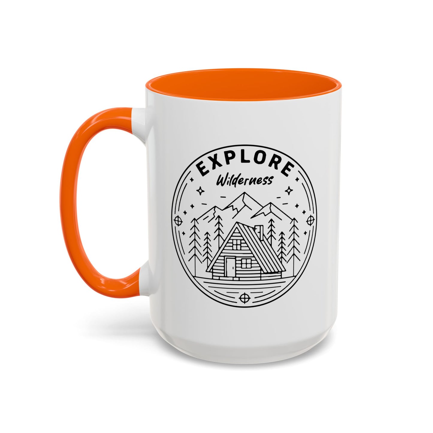 Explore Wilderness - Color Accent Mug