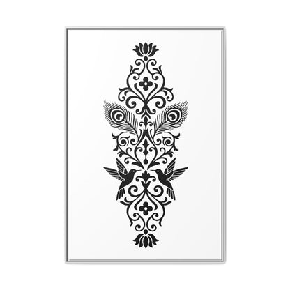 Hummingbird Soulmates - Framed Canvas