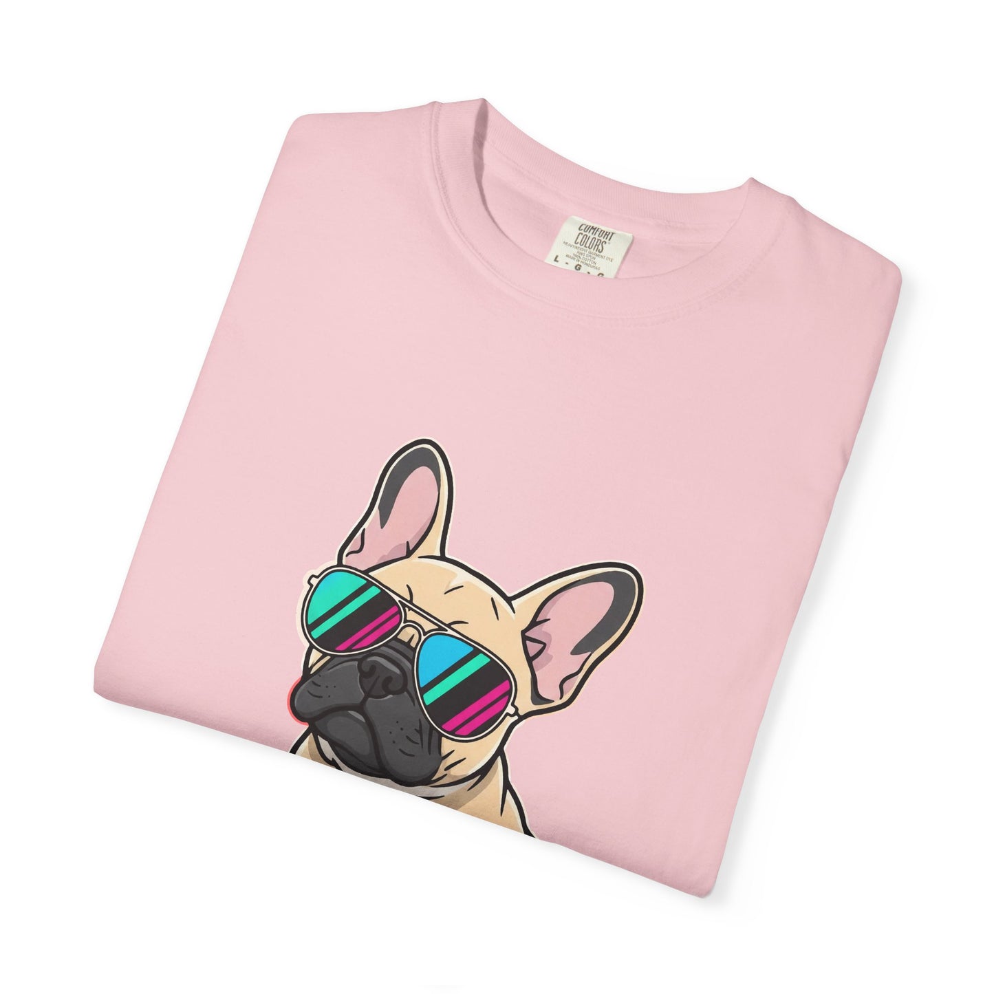 French Bulldog with Sunglasses - T-Shirt