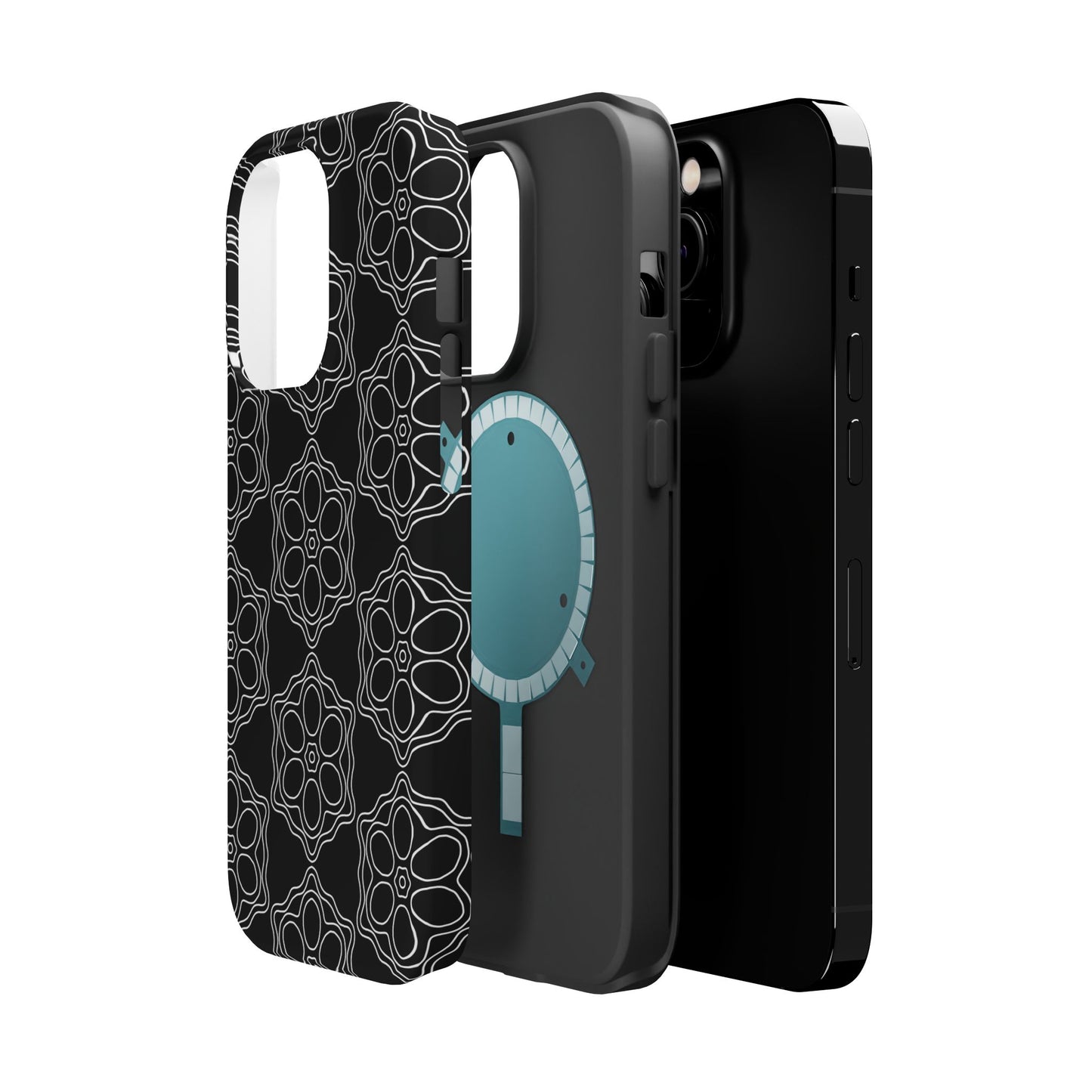 Geometric Sacred Flower - Magnetic Phone Case