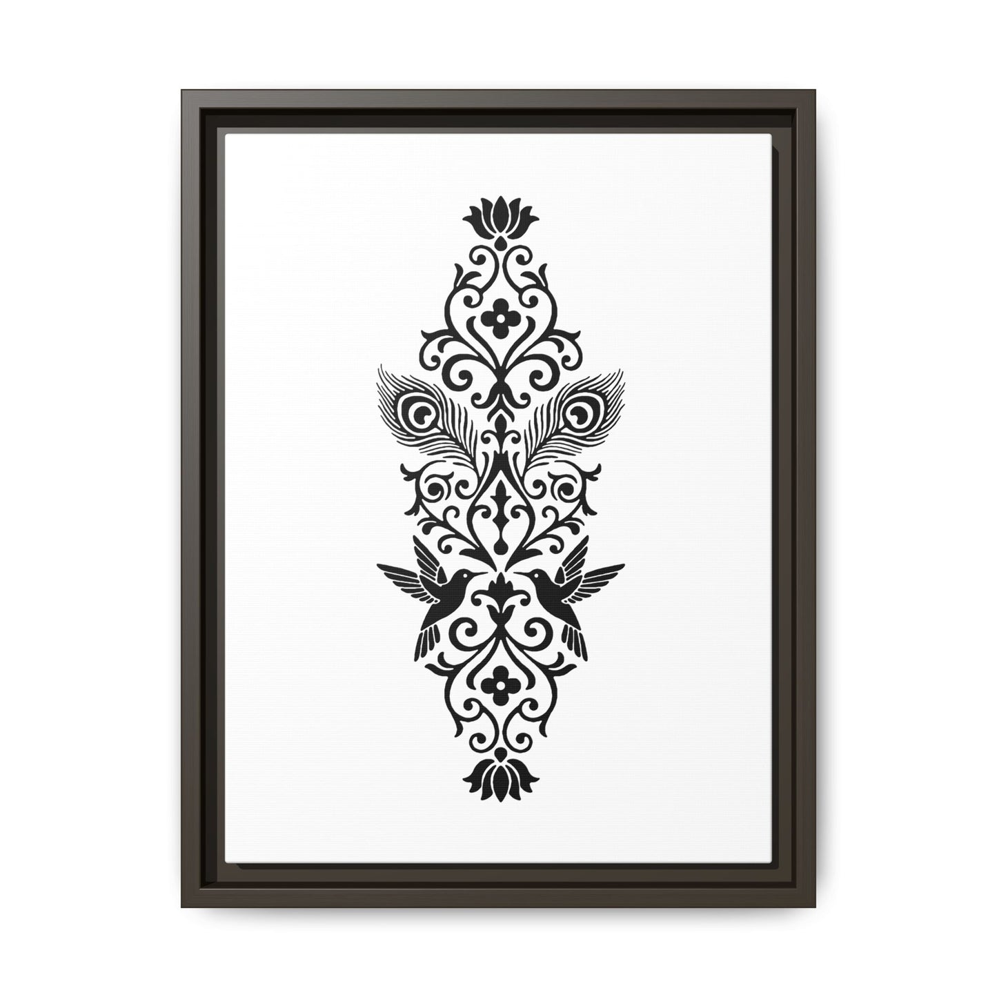 Hummingbird Soulmates - Framed Canvas