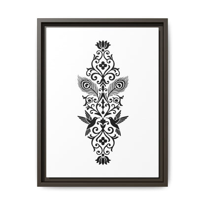 Hummingbird Soulmates - Framed Canvas